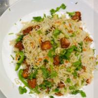 Fried Rice · Choice of protein below stir-fried with mixed vegetables and basmati rice.