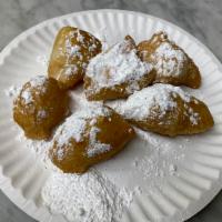 Zeppoles · 6 pieces. Crispy on the outside, yet light and fluffy on the inside. These mini Italian donu...