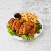 Chicken Fingers · 6 pieces. Served with fries.