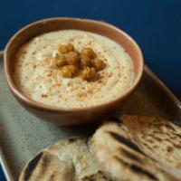 Original Hummus · Mashed chickpeas, blended with Tahini, extra virgin olive oil, fresh lemon juice and other s...