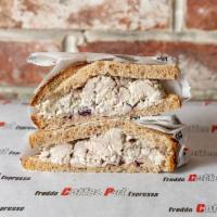 Cranberry Chicken Salad Sandwich  · Traditional Chicken Salad mixed with Cranberry, Walnuts, and Honey.