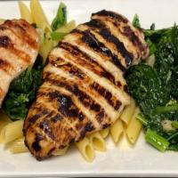 Chicken Grilled with Broccoli Rabe · 