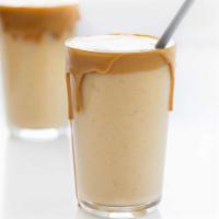 Peanut Butter Nana · Peanut butter and banana blended with almond milk, coconut milk or soy milk 