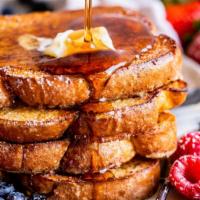 French Toast Only · 3 pieces. Pan-fried bread.