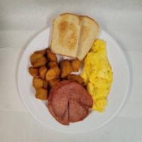 Special Platter · 2 Eggs any style with toast, home fried and choice of protein.
