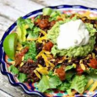 Burrito Bowl Supreme · Rice, Beans, Meat of choice or Veggies, Peppers, Onions, Cheese, Pico de Gallo, Sour Cream, ...