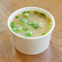 Musashi Miso Soup · Soup that is made from miso paste. 