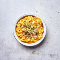 Brown Butter Mac and Cheese · Macaroni prepared with a housemade cheese sauce, beurre noisette and bread crumbs.