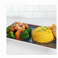 Sesame Chicken Combo Plate · (white meat)
