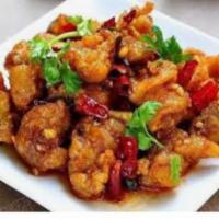 Orange Chicken Combo Plate · (white meat)Hot and spicy.