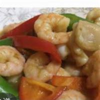 Shrimp w. Squid · mixed vegetables