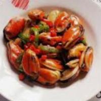 Mussels w. Cajun Sauce · 