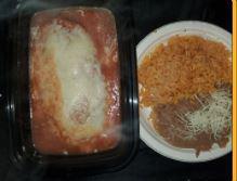 3 Enchiladas dish · 3 corn tortilla filled with your choice of meat cover with red sauce cheese and sour cream o...