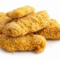 Chicken Fingers  · 5 pieces | Served With Honey Mustard Or Hickory Smoked BBQ Dip 