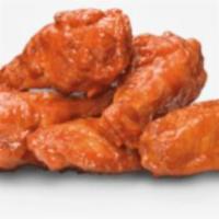 Buffalo Chicken Wings  · 6 Pieces | Served With Blue Cheese Or Ranch Dip 