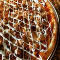 Chicken and Bacon Ranch Pizza · 