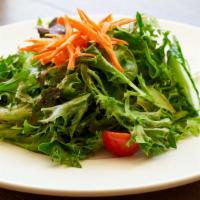 Mista Verde Salad · Garden fresh seasonal salad.