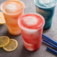 Frozen Lemonade Mixer · Enjoy the famous Lemonade Mixer flavors as a frozen treat, such as Blue Raspberry, Mango and...