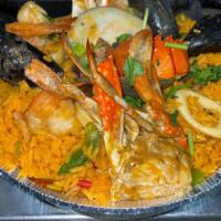 Paella for 1 · Serves two people