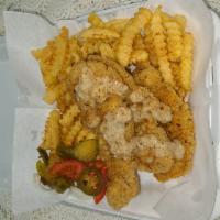 Chicken Tender Combo  · 3 tenders and seasoned fries.