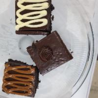 Brownies · Gourmet Style with Cream Topping