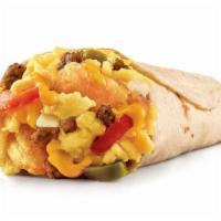 Super Sonic Breakfast Burrito · Flour tortilla with a savory filling.