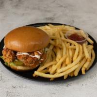 Zinger Crispy Chicken · Fried chicken tenders, cheese, lettuce, tomato, pickle, special hot sauce