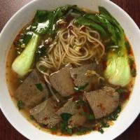 M4. Mala Beef Shank Noodle Soup · Beef Shank, Onion, Scallion, Cilantro, Bean Sprout, Mala Beef Broth