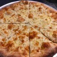 Five Cheese Pizza · Mozzarella, provolone, ricotta, fontina and Gruyere.