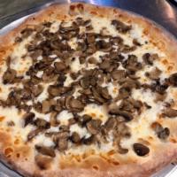 Truffle Season Pizza · Truffle sauce, mushroom and mozzarella.