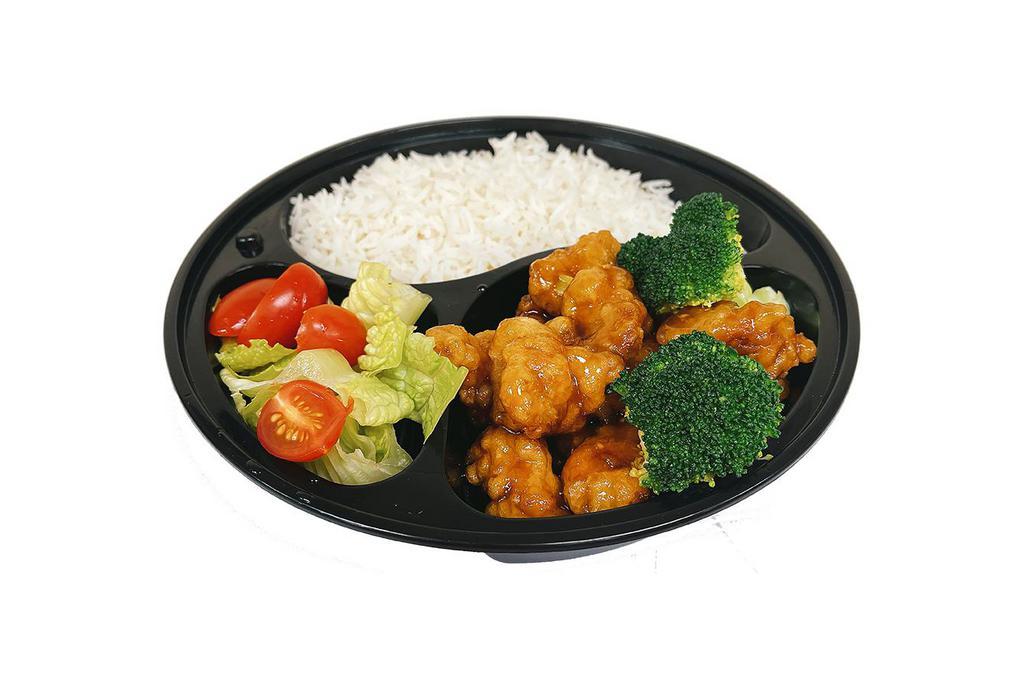 General Tso's Chicken with White / Fried Rice · 