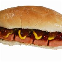 Red Hot Dog · ¼ lb  Zweigle's®  Red Hot Dog served on a fresh baked Di Paolo sausage roll