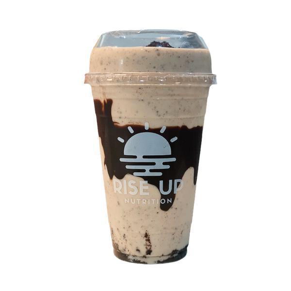 Oreo Shake · 250 Calories
24G Plant-Based Protein
18G Carbohydrates ​
21 Vitamins Minerals and Essential Nutrients.
9G Sugar
4G Fat ​
0 cholesterol
0 trans fats

*Contains Gluten
*Dairy Free