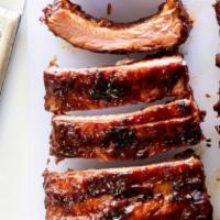 6. BBQ Spare Ribs · A cut of meat from the bottom section of the ribs.