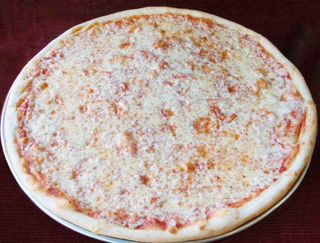 Marinara Pizza · Mozzarella and tomato sauce.
