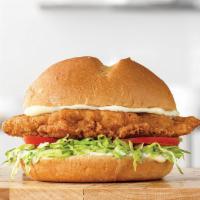 Crispy Chicken Sandwich ·  Hand-Breaded Crispy Chicken Sandwiches Crisp 100% additive and preservative free chicken fi...
