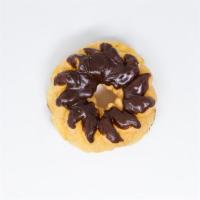Chocolate French Cruller · Fluffy. Lighter. More egg. Chocolate covered.