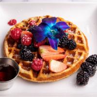 Waffles with Mixed berries · 