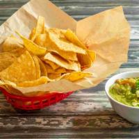 Guacamole and Chips · Guacamole and chips.