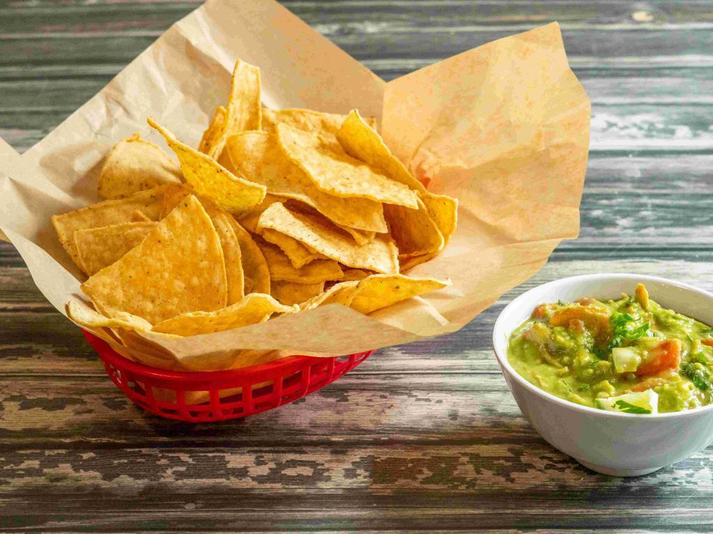 Guacamole and Chips · Guacamole and chips.