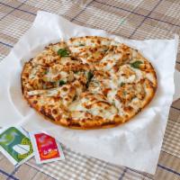 12. Milano's Spinach Chicken Alfredo Pizza · 
