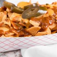 Frito Pie  · A favorite ball game snack