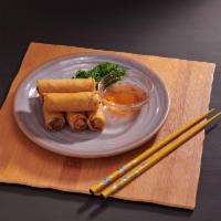 Egg Rolls · Deep fried vegetable wrapped in soft rice paper.