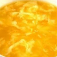 17. Egg Drop Soup · Soup that is made from beaten eggs and broth.