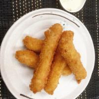 A9. Fried Crab Meat Sticks · 5 pieces.