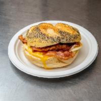 Bacon Cheeseburger · Burger with bacon and American cheese.