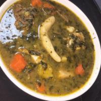 Bouyon Platter ( Goat head soup) · Chak samedi.
every saturday