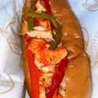 Linden Roll · Maine lobster chunks tossed in italian dressing with roasted peppers.