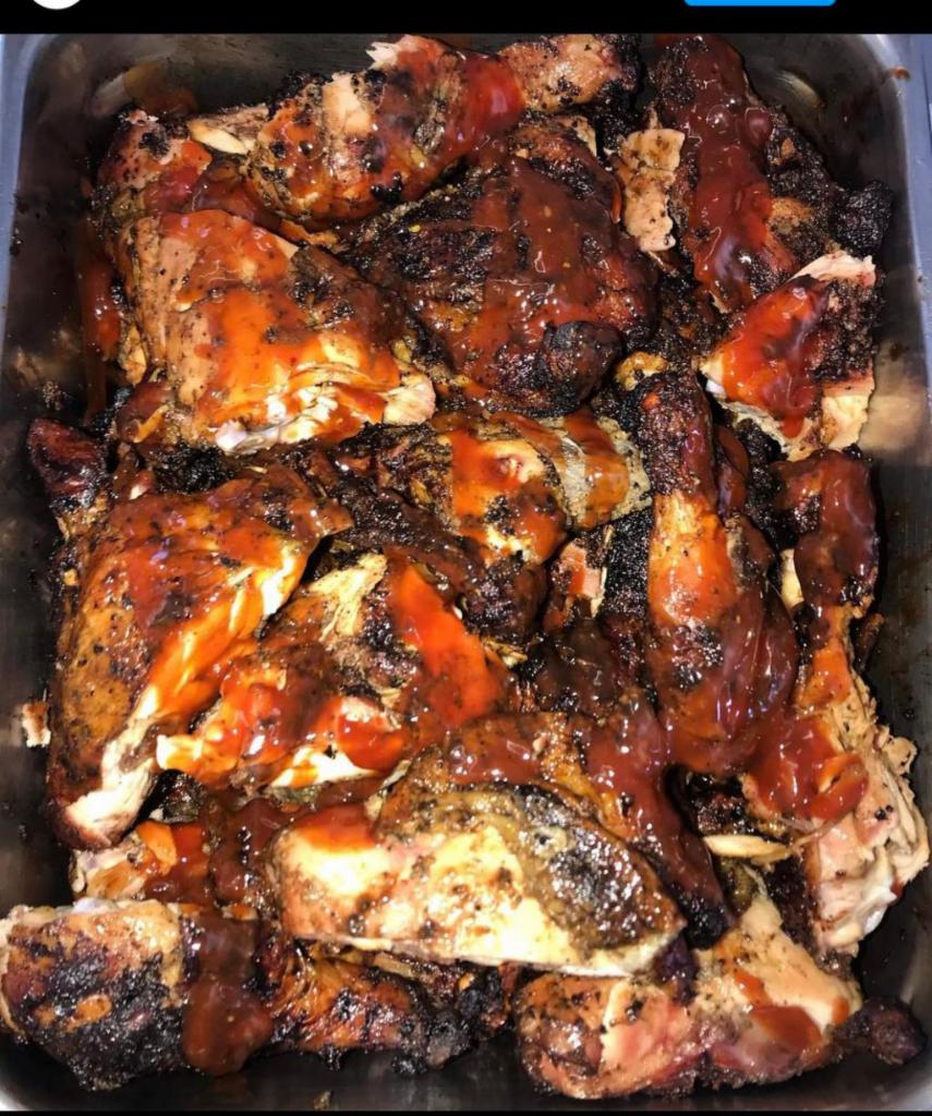 Jerk Chicken · Slowly marinated in our Caribbean jerk spices 