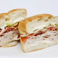 2. Turkey Club · Boar’s Head® Ovengold® Turkey & bacon with lettuce, tomato and mayo.